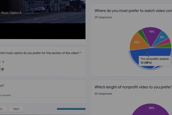 How nonprofits can make better videos with audience testing header